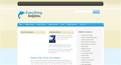 Desktop Screenshot of everythingdolphins.com